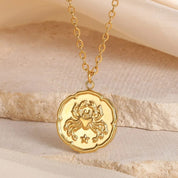 Zodiac Sign Necklace - Gold