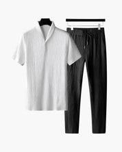 Cotton Polo & Pantalon Suit