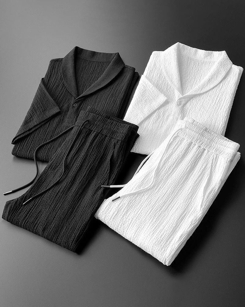 Cotton Polo & Pantalon Suit