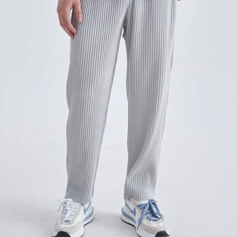 Ribbed Cotton Pantalon