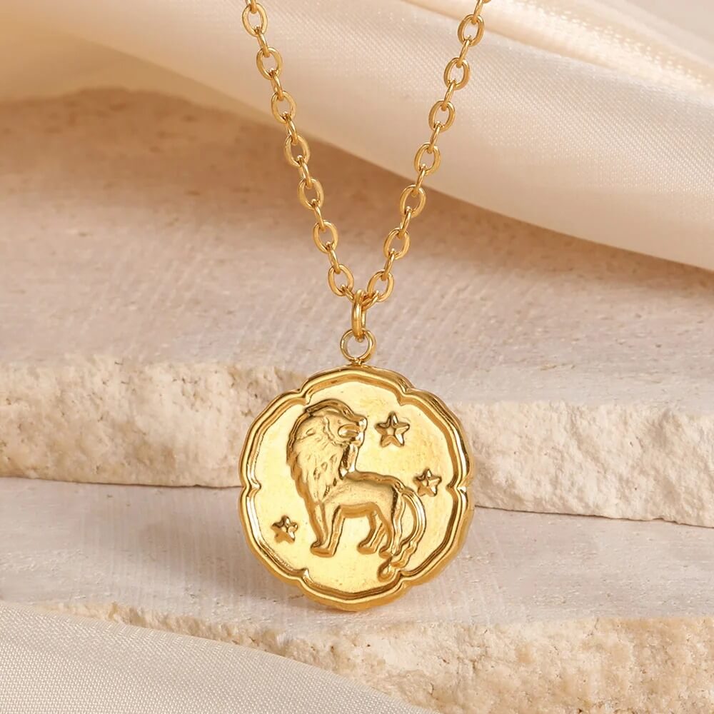 Zodiac Sign Necklace - Gold
