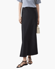 Old Money Silk Skirt
