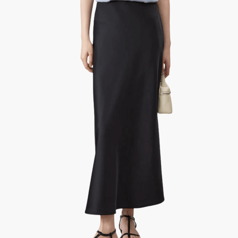 Old Money Silk Skirt
