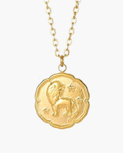 Zodiac Sign Necklace - Gold