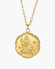 Zodiac Sign Necklace - Gold