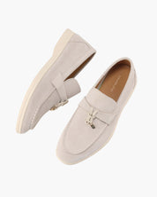 Old Money Suede Lady Loafers